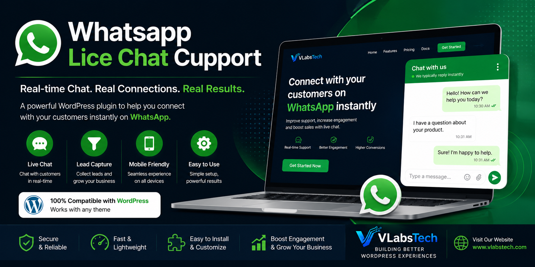 WhatsApp Live Support Chat
