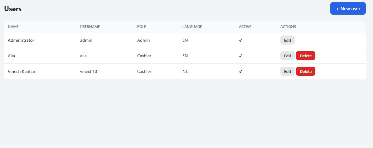 Offline Cashier / POS System